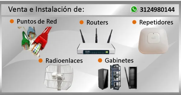 Instalacion de Redes en Bogota Medellin Cali