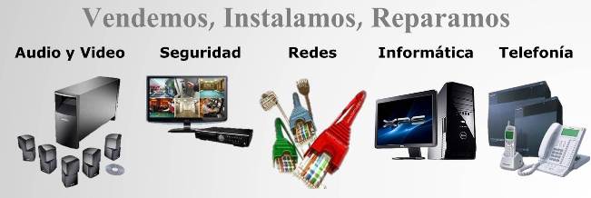 Venta de Instacion de Audio Video Redes Informatica cctv telefonia